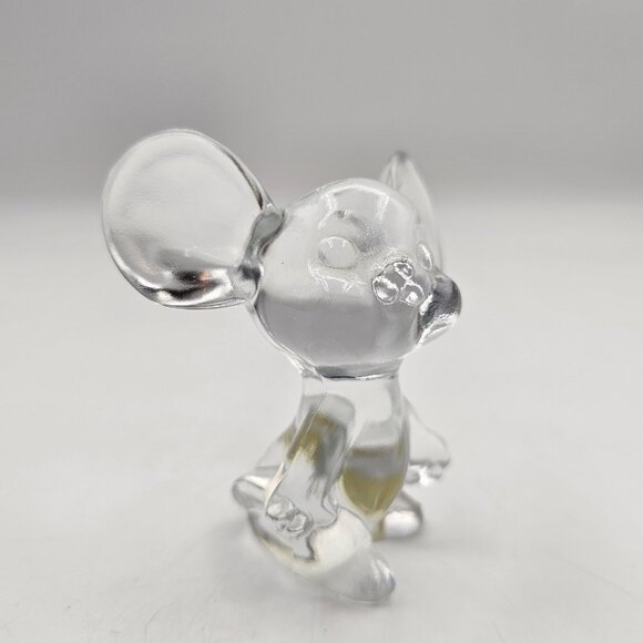 Vintage Fenton Glass Mouse Figurine Paperweight Clear 3 in SEE DESCRIPTION - Picture 2 of 10